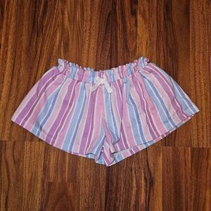 5 For $25 Kids Headquarters Purple Pink Blue Striped Shorts Toddler Size 2T